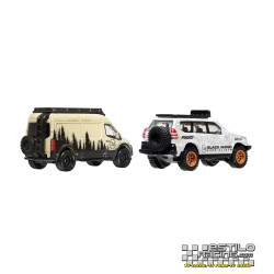 Hot Wheels Premium pack 2 Mercedes Benz Sprinter Tourer + Toyota Land Cruiser Prado