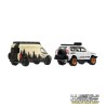 Hot Wheels Premium pack 2 Mercedes Benz Sprinter Tourer + Toyota Land Cruiser Prado