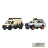 Hot Wheels Premium pack 2 Mercedes Benz Sprinter Tourer + Toyota Land Cruiser Prado