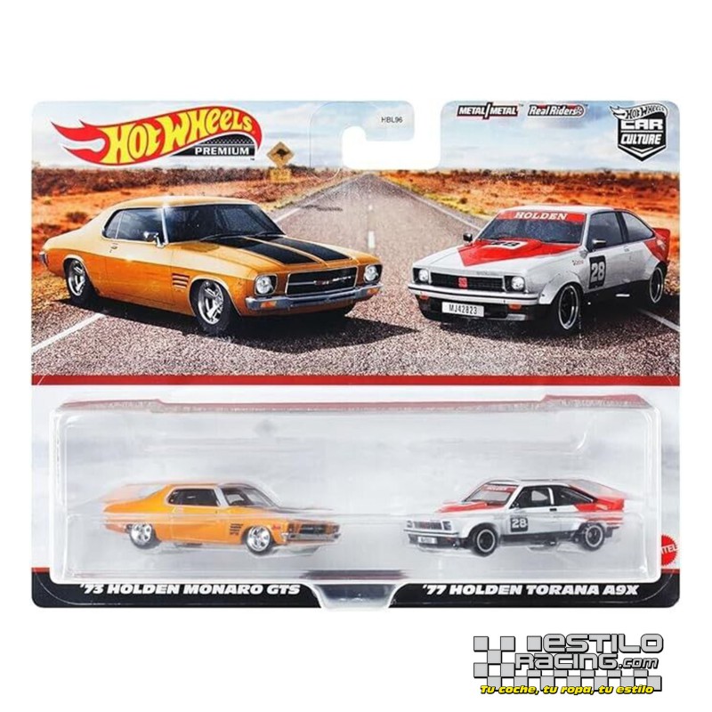 Hot Wheels Premium pack 2 Holden Monaro GTS + Holden Torana A9X