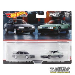 Hot Wheels Premium pack 2 Nissan Sentra SE-R + Nissan Silvia S13