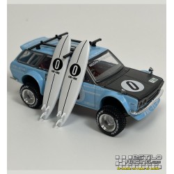 Mini GT Kaido House Datsun 510 Wagon 4x4 - Winter Holiday Edition