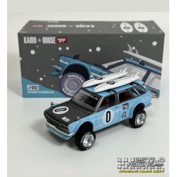 Mini GT Kaido House Datsun 510 Wagon 4x4 - Winter Holiday Edition