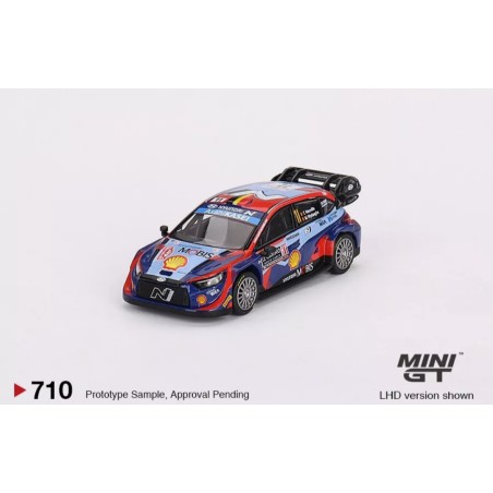 Mini GT Hyundai I20N Rally1 Hybrid n11 - 2023 Rally Monte Carlo3rd place