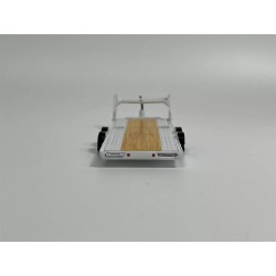 Mini GT Car Hauler Trailer Type C - White