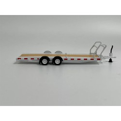 Mini GT Car Hauler Trailer Type C - White