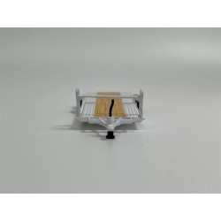 Mini GT Car Hauler Trailer Type C - White