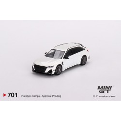 Mini GT Audi ABT RS6-R Glacier White Metallic