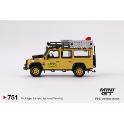 Mini GT Land Rover Defender 110 - 1989 Camel Trophy Amazon Team Japan