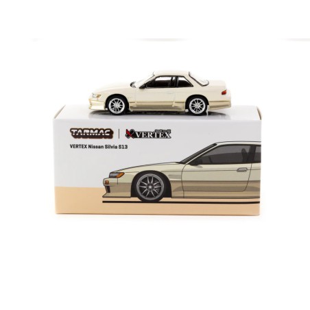 Tarmac Works Vertex Nissan Silvia S13 - white/gold