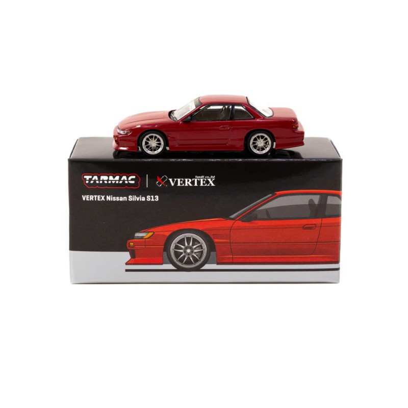 Tarmac Works Vertex Nissan Silvia S13 - red metallic