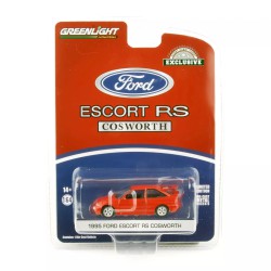 Greenlight 1995 Ford Escort RS Cosworth - ROJO