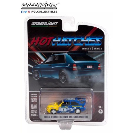 Greenlight 1994 Ford Escort RS Cosworth Michelin- Hot Hatches