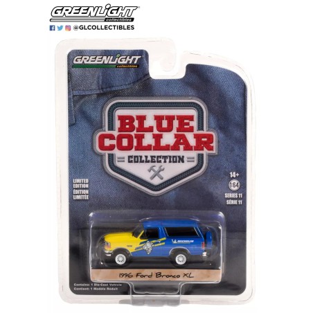 Greenlight Ford Bronco Xl Michelin Tires - Blue Collar Collection