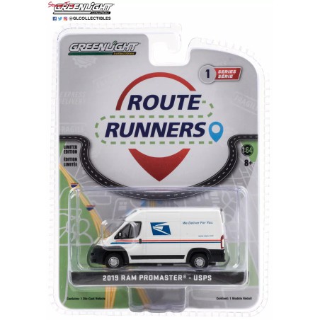 Greenlight 2019 Ram Promaster USPS - Route Runners