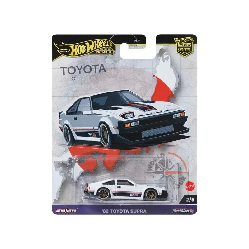 Hot Wheels premium 82 Toyota Supra - World Tour