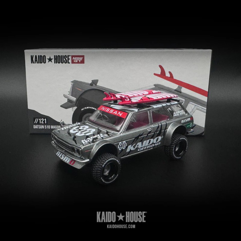 Mini GT Kaido House Datsun 510 Wagon Kaido Offroad V1