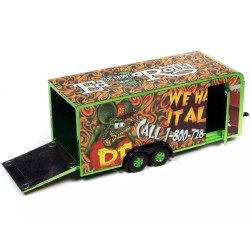 Auto World Enclosed Trailer - we hault it all - Rat Fink