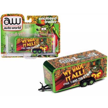 Auto World Enclosed Trailer - we hault it all - Rat Fink