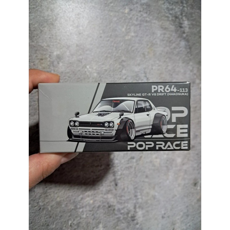 Pop Race Skyline GT-R V8 Drift (Hakosuka) - White