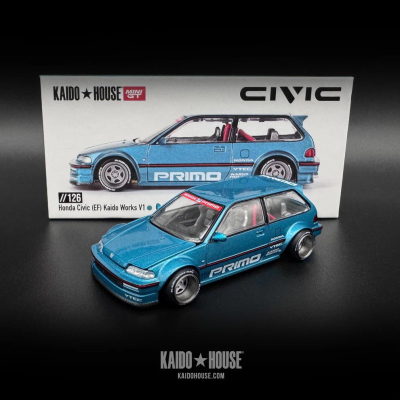 Mini GT Kaido House Honda Civic (EF) Kaido Works™ V1