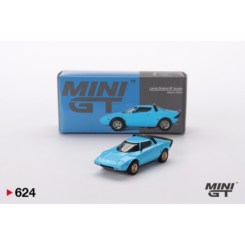 Mini GT Lancia Stratos HF Stradale - Azzuro Chiaro