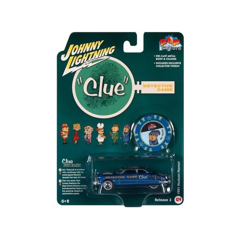 Johnny Lightning 1951 Hudson Hornet "Clue"