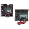 Johnny Lightning 1958 Plymouth Fury Diorama Christine Includes Darnell's Garage interior