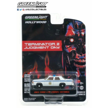 Greenlight 1983 Ford LTD Crown Victoria Police - Terminator 2 Judgment Day (1991)