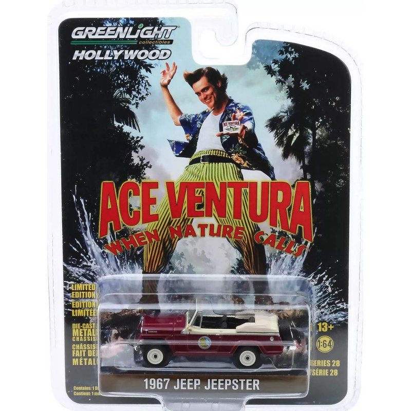 Greenlight 1967 Jeep Jeepster Convertible Ace Ventura: When Nature Calls (1995)