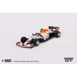 Mini GT Red Bull RB16B N33 - Max Verstappen 2021 Turkish Grand Prix 2nd Place