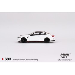 Mini GT BMW M4 CSL Alpine White