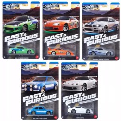 Hot Wheels pack de 5 coches serie: Fast & Furious Brian O'Conner