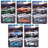 Hot Wheels pack de 5 coches serie: Fast & Furious Brian O'Conner