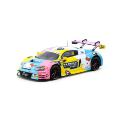 Tarmac Works Audi R8 LMS GT3 Evo II Macau GT Cup - incluye 2 Tarmac Cards - Hello Kitty 50th