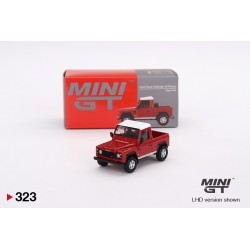 Mini GT Land Rover Defender 90 Pickup Masai Red