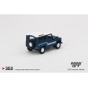 Mini GT Land Rover Defender 90 County Wagon Stratos Blue