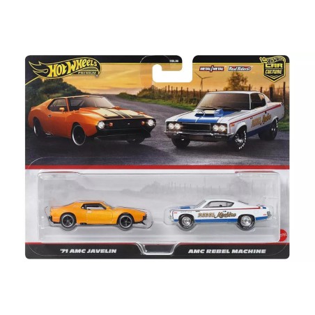 Hot Wheels Premium pack 2 - 1971 AMC Javelin + AMC Rebel Machine