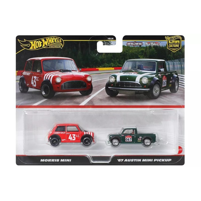 Hot Wheels Premium pack 2 - Morris Mini N43 + 1967 Austin Mini Pick-up