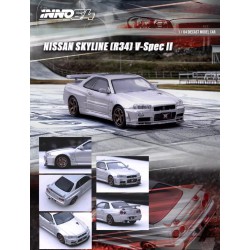 Inno64 Nissan Skyline Gt-R (R34) V-Spec II - Silver