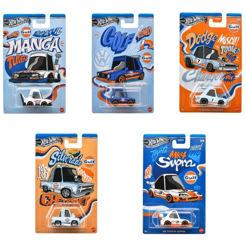 Hot Wheels pack de 5 coches serie: Noppo Gulf Racing