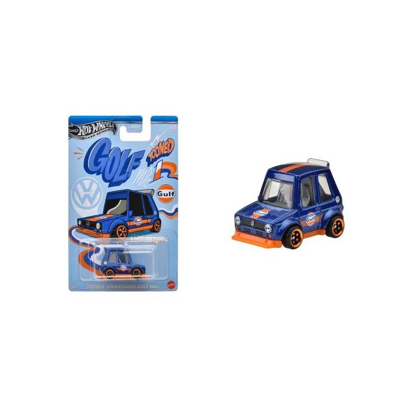 Hot Wheels Toon'd Volkswagen Golf MKI Racing - Noppo Gulf Racing