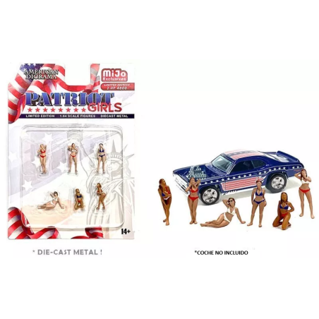 American Diorama Patriot Girls Mijo Figure set