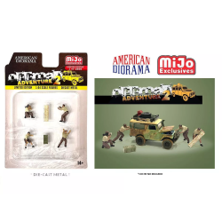 American Diorama Off Road Adventure II Mijo Figure set