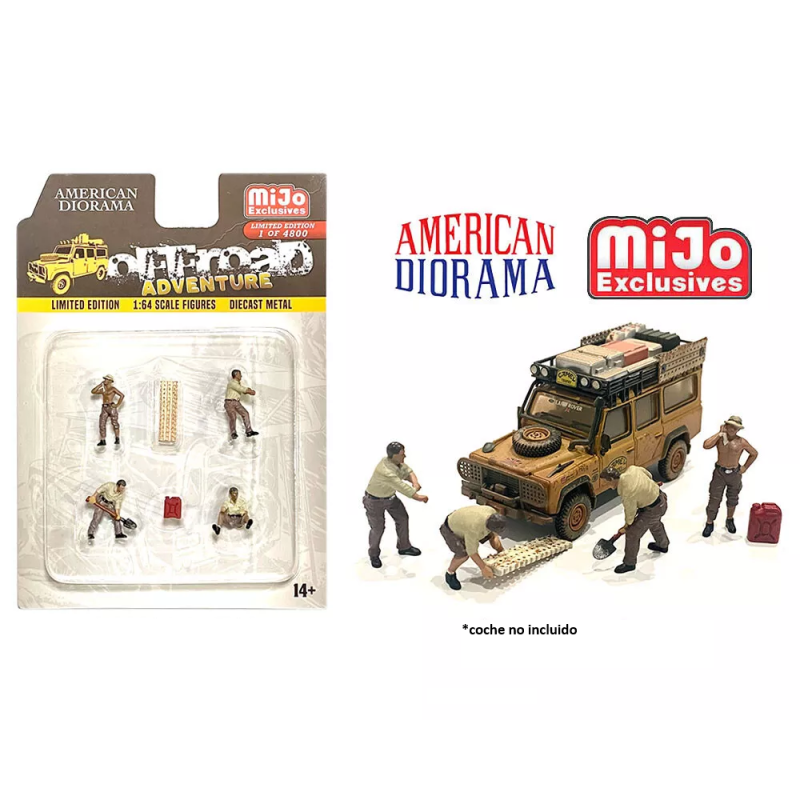 American Diorama Off Road Adventure Mijo Figure set