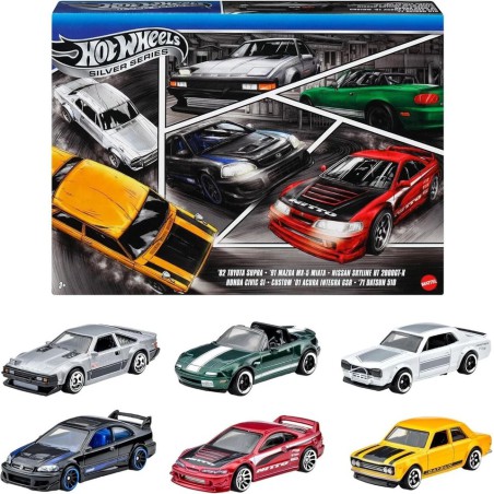 Hot Wheels pack de 6 coches deluxe packaging - serie: Street of Japan